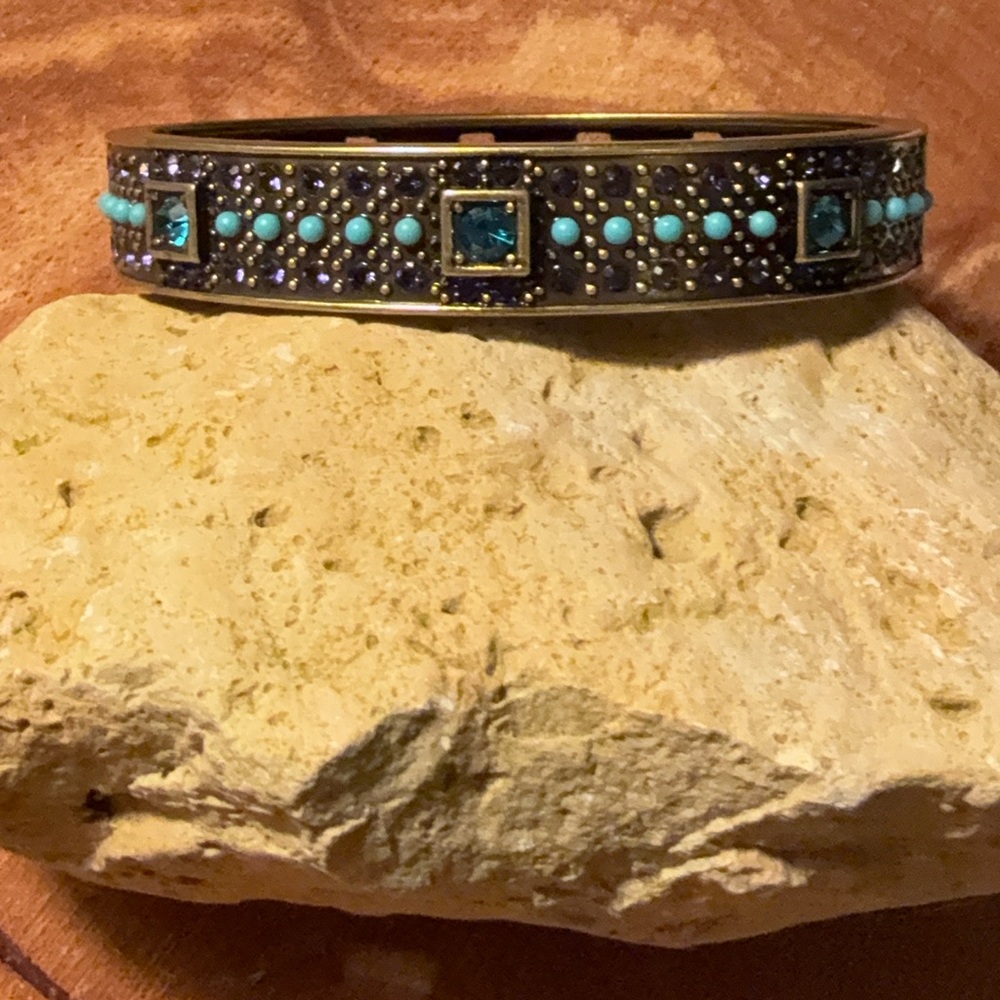 2 Stackable Heidi Daus Rhinestone Bracelets - image 6